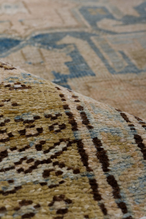Antique Heriz Runner Rug (3' x 12')